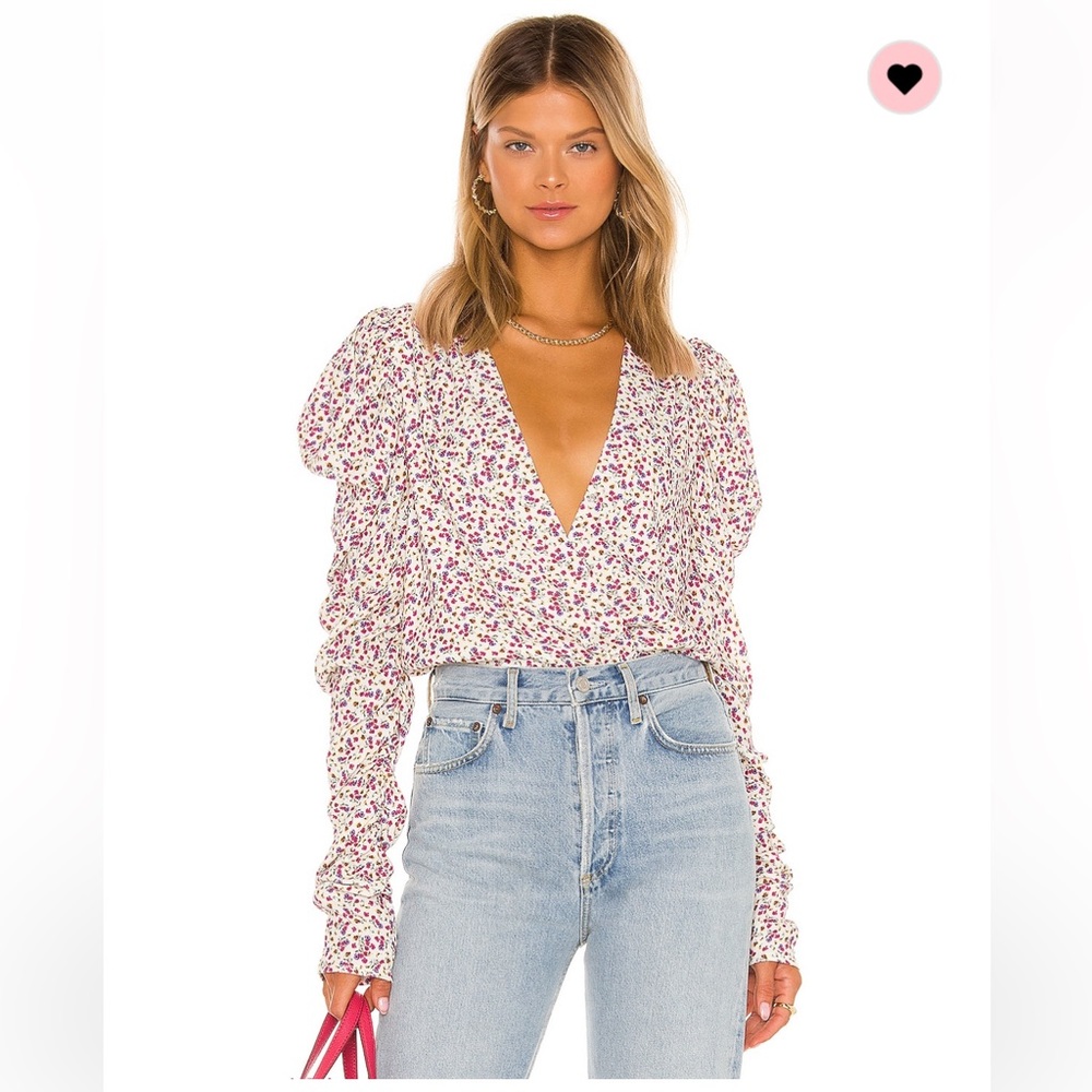 AFRM x REVOLVE 🖤 Danna Bodysuit in Blanc Purple